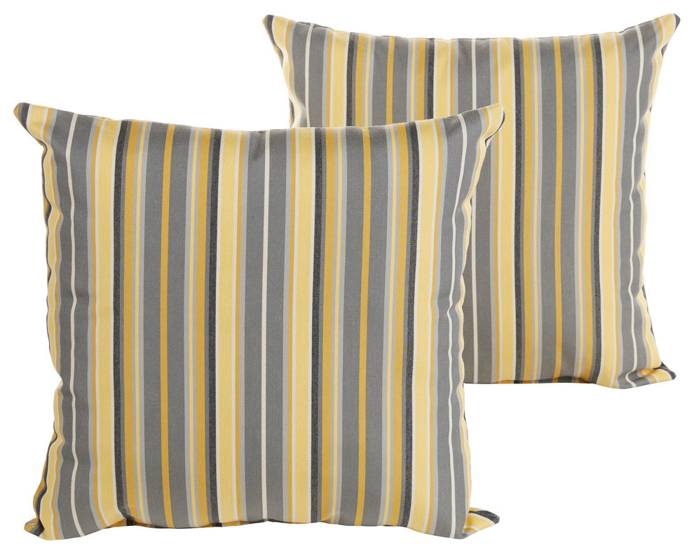 Preston Sunbrella Outdoor Square Pillow Contemporary Outdoor