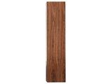 Luce 13 Dark Walnut/Glass Wall Mount Modern Bathroom Side Cabinet