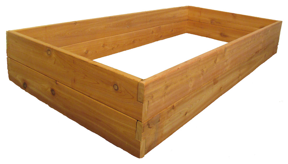 Raised Bed Garden Kit 3 X6 X11 Premium Cedar Transitional Outdoor Pots And Planters By Smart Carts Infinite - Raised Garden Bed Cedar Kit Raised Bed Garden Kit 3 X6 X11 Premium Cedar Transitional Outdoor Pots And Planters By Smart Carts Infinite - Raised Garden Bed Cedar Kit