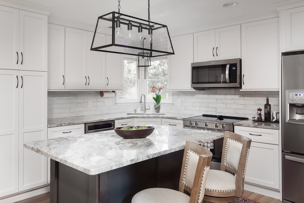 Transitional Kitchen Remodel Charlotte, NC - Transitional - Kitchen ...