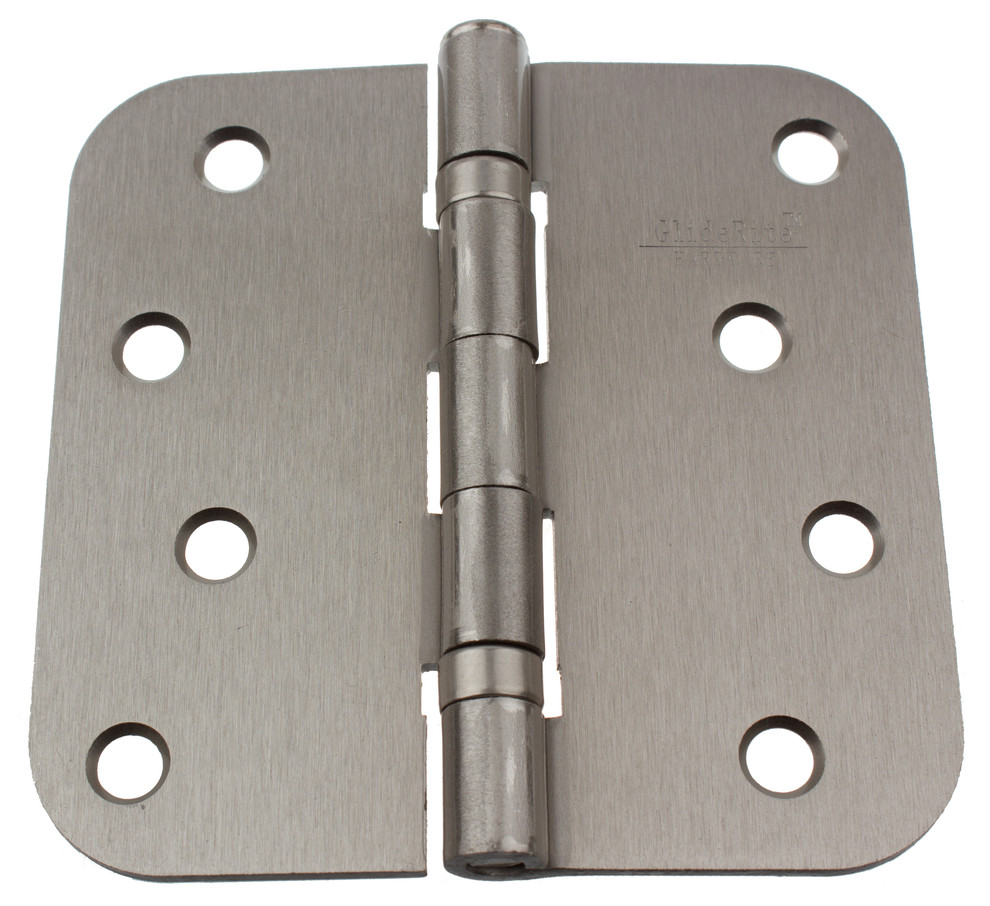4" Brushed BallBearing Door Hinge With 5/8" Radius Corners