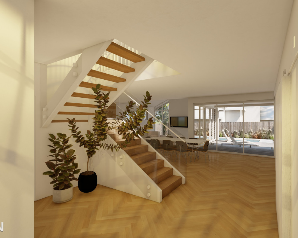 Stair & Void Design Glass & Timber Houzz AU
