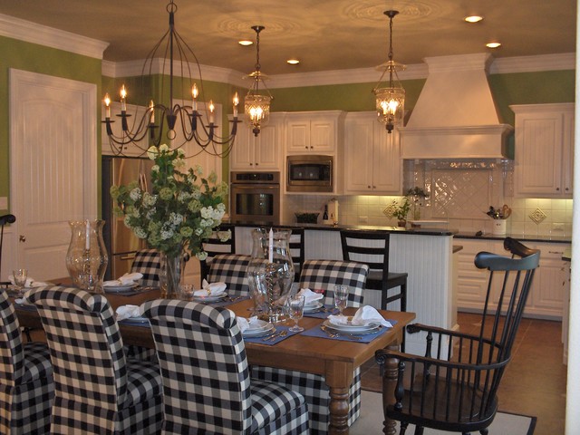 Updated Transitional Country  Kitchen  Traditional 