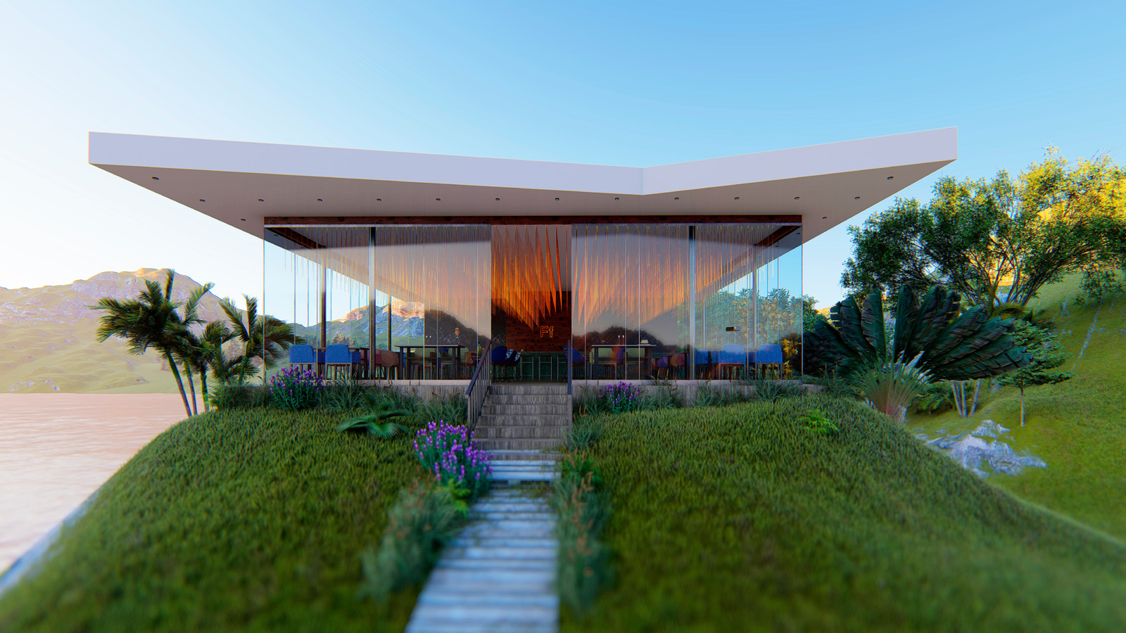 Газебо на берегу Чёрного моря