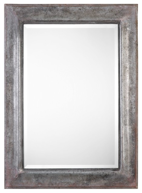 Bronze Wall Mirror extra large 45" oxidized silver bronze wall mirror, rustic metal Bronze Wall Mirror extra large 45" oxidized silver bronze wall mirror, rustic metal