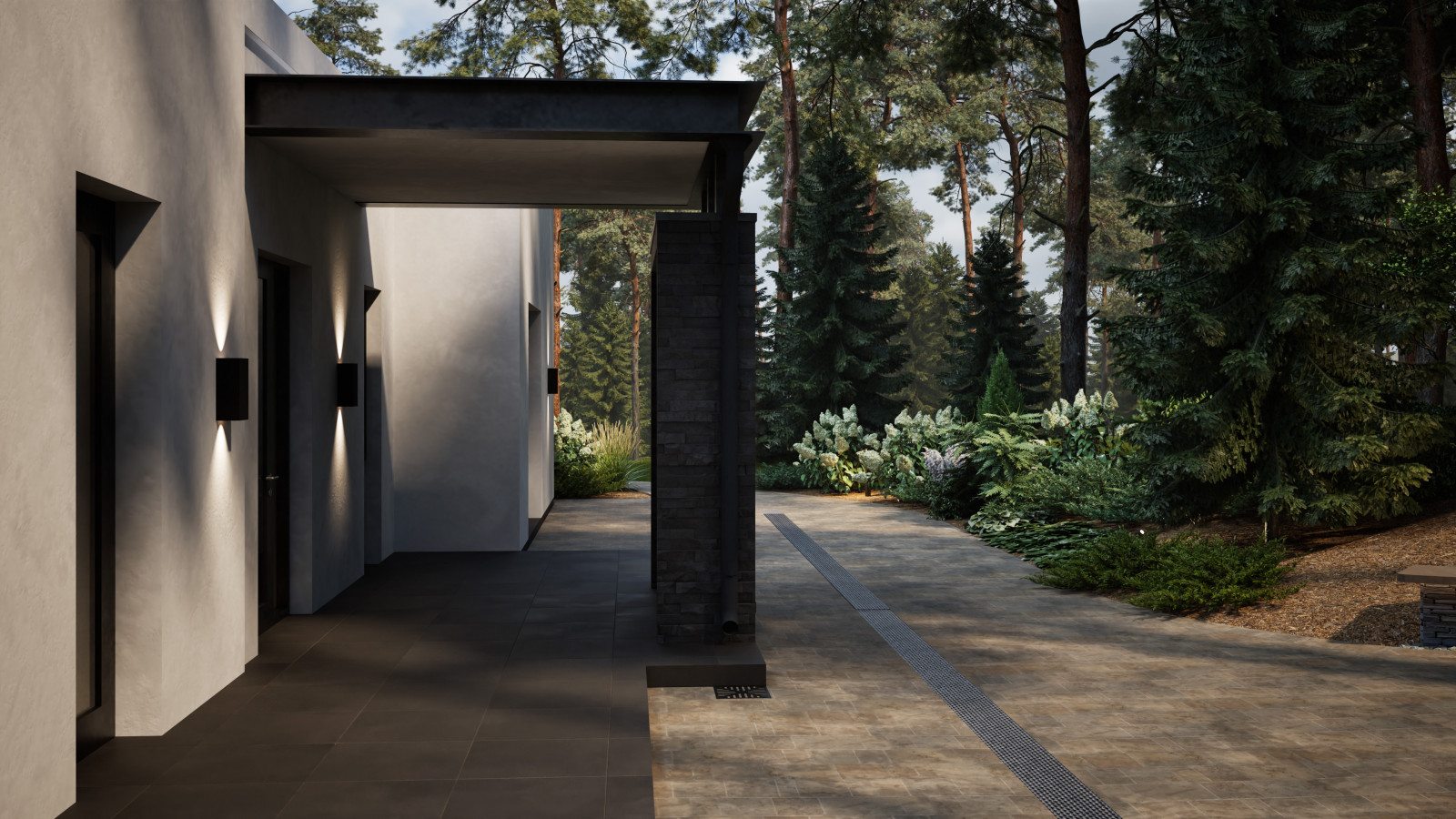 Лесной сад в поселке Урман