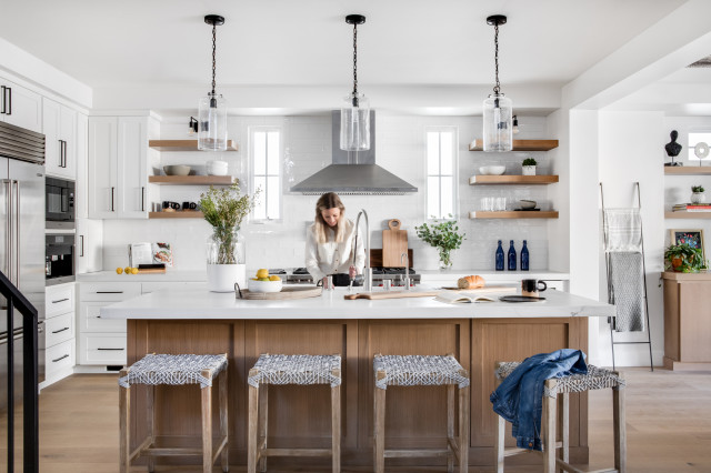 Beach Style Kitchen maritimt-koekken