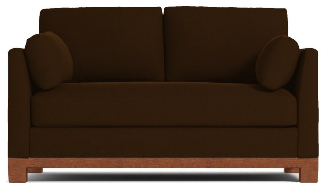 Apt2B Avalon Apartment Size Sofa, Dark Chocolate, 57"x37"x30"