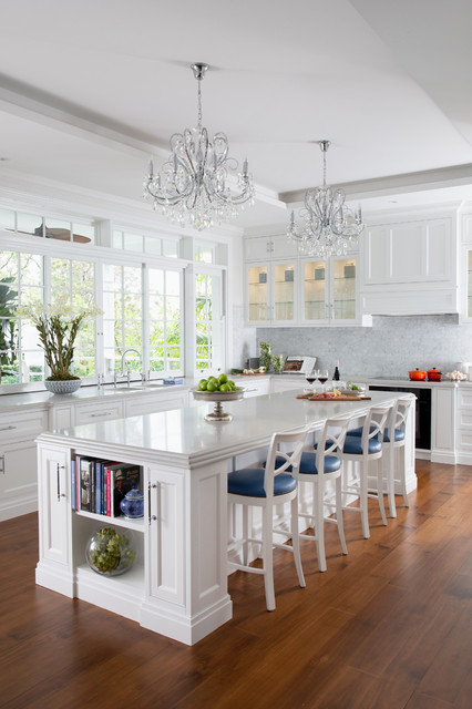 Red Hill Hamptons Home traditional-kitchen