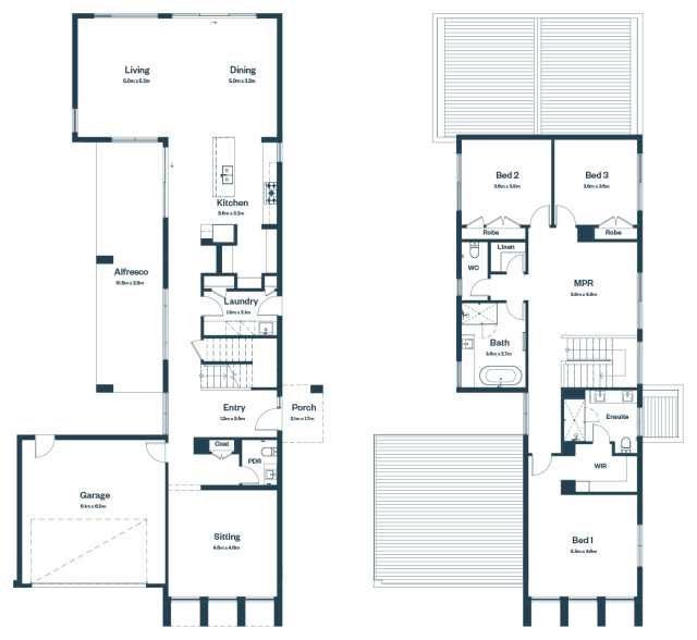 Lighthouse contemporary-planloesning