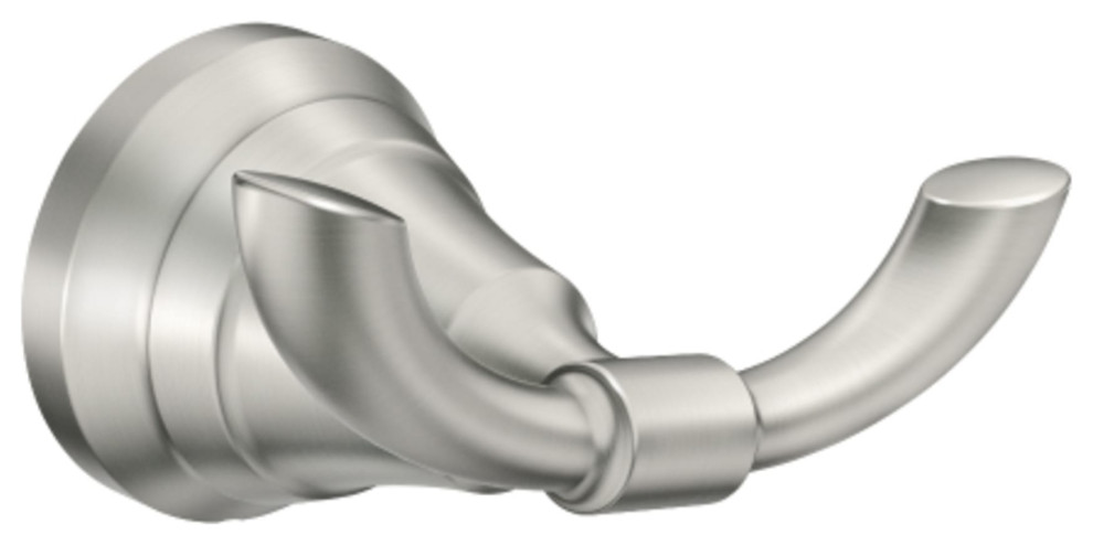 Moen MY0303BN Double Robe Hook - Transitional - Robe & Towel Hooks - by ...