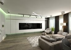 Проект  квартиры в стиле минимализм