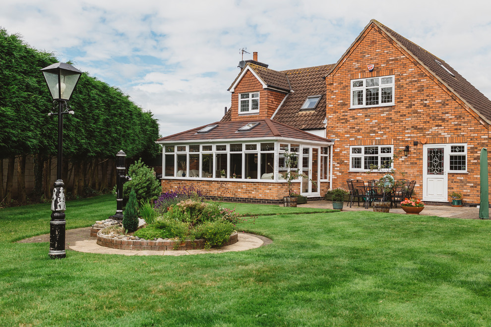 Solid Roof Edwardian Conservatory with Skylights Traditional Other