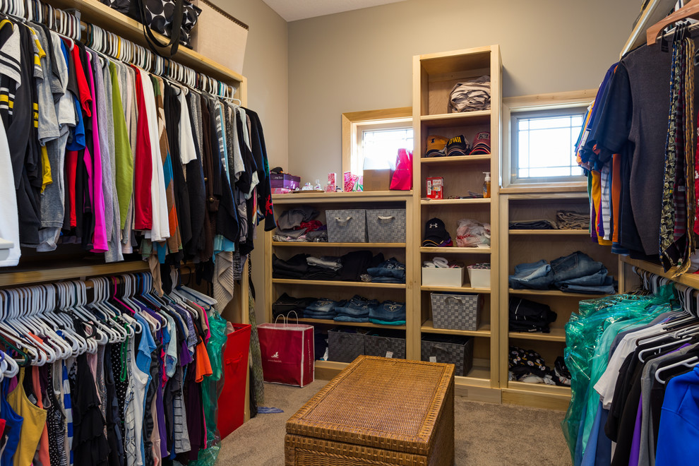 Closet - transitional closet idea