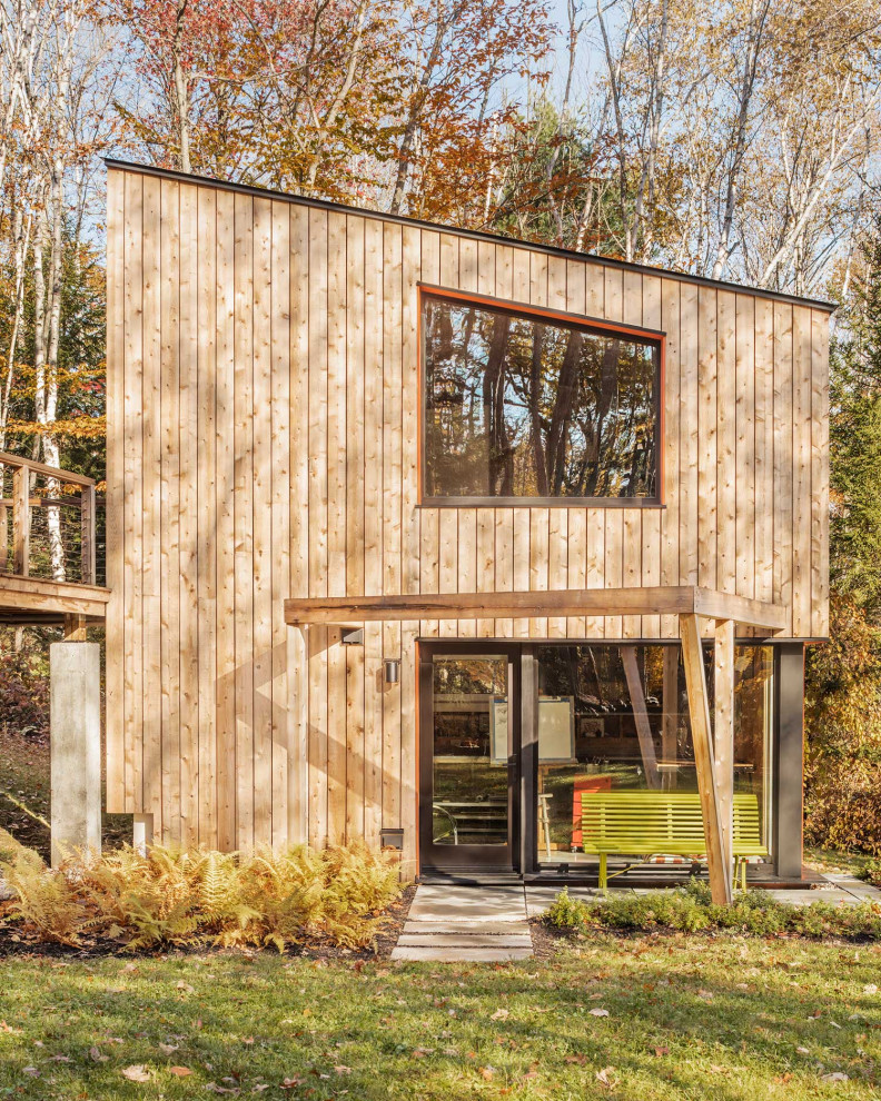 This is an example of a contemporary garden shed and building in Portland Maine.