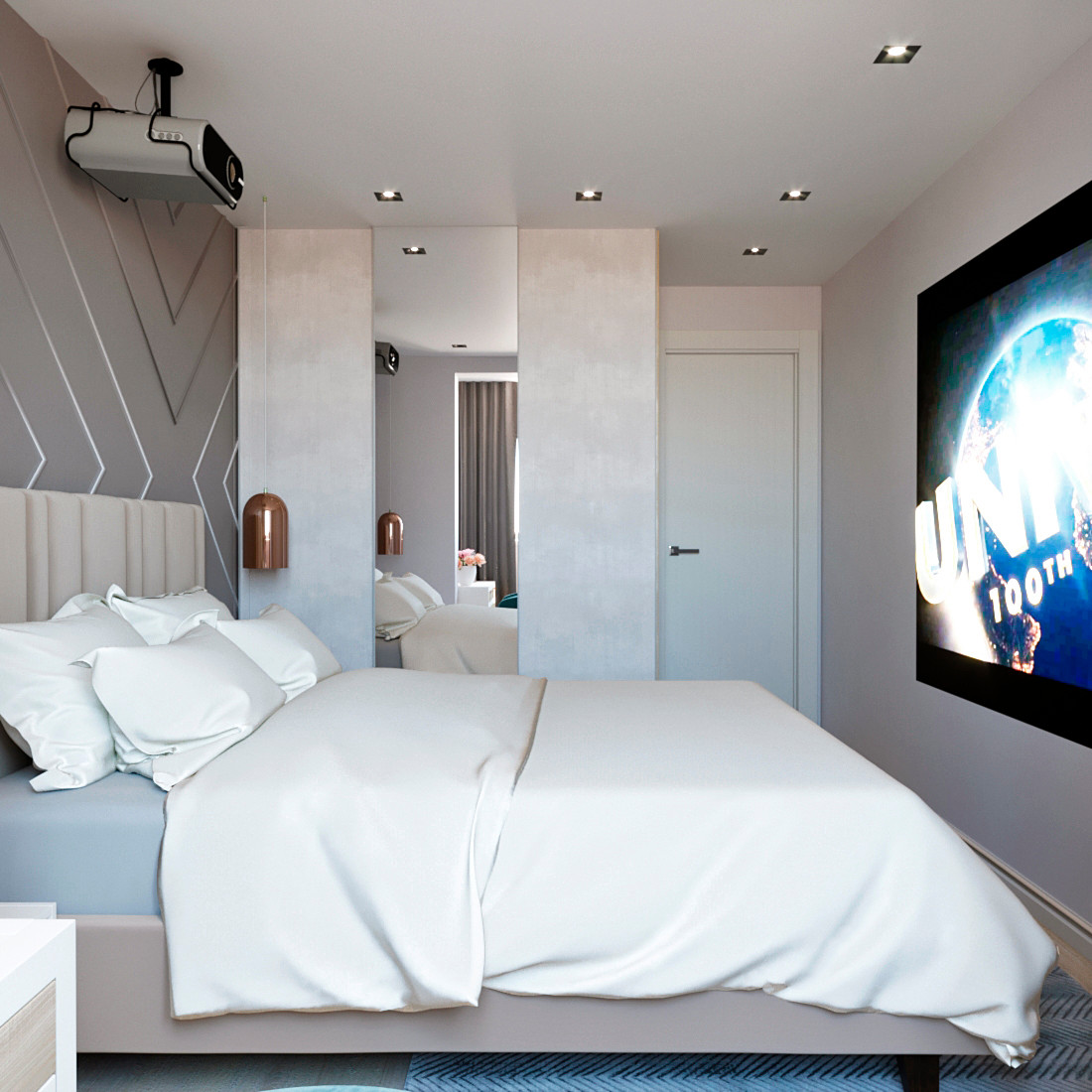 Спальня в современном стиле