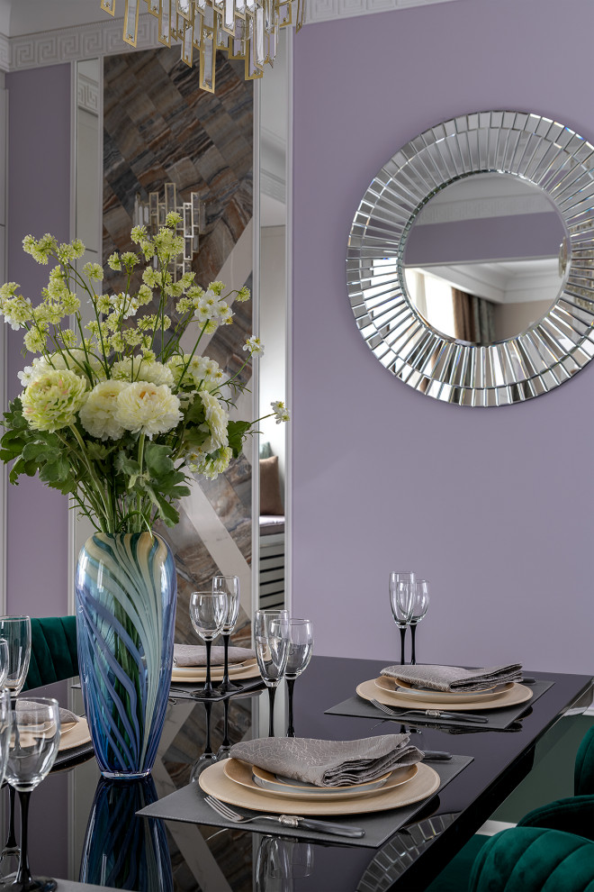 Зеркалоьное панно в гостиную