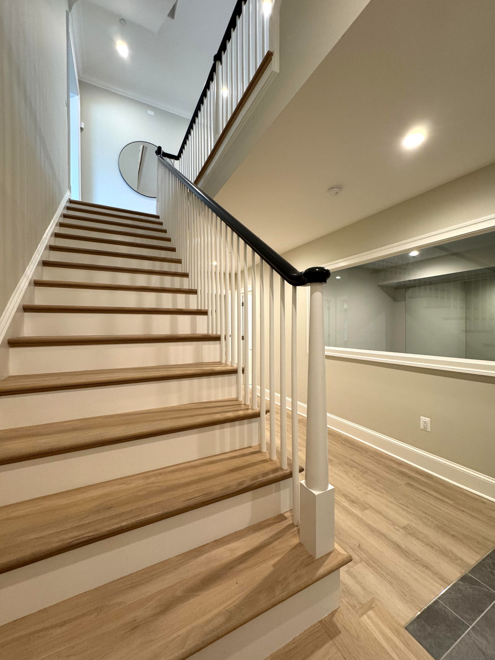 138_Elegant Double Bullnose Entry Stair, Bethesda, MD 20814