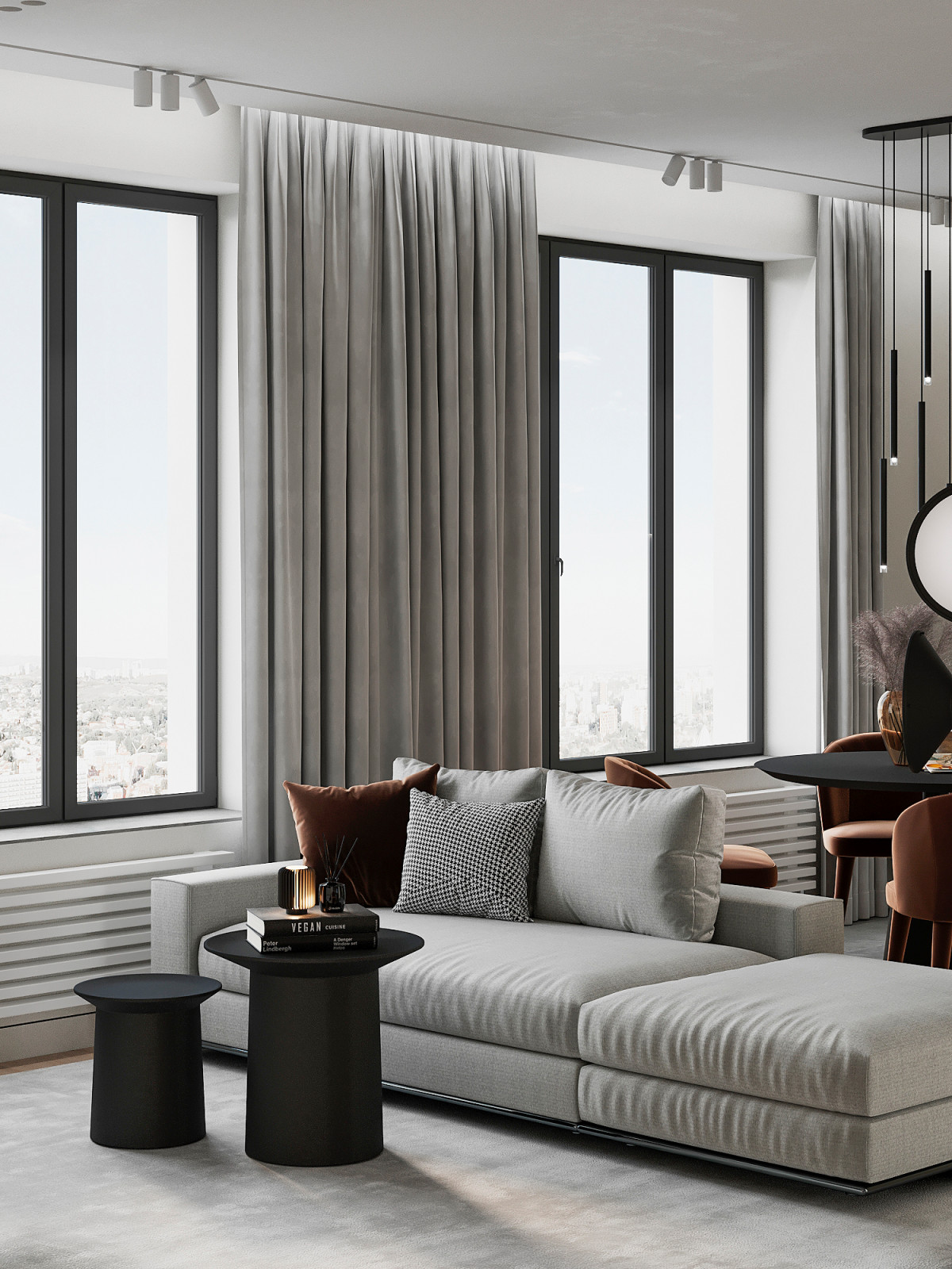 Студия в современном стиле