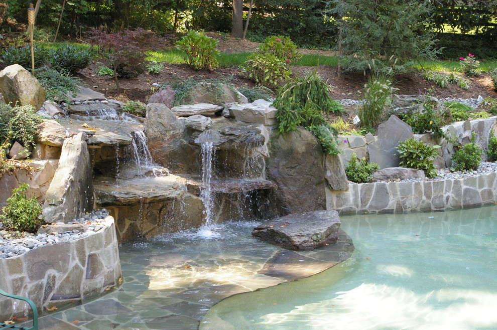 Inspiration for a country pool in Baltimore.
