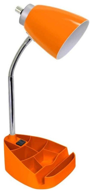 Organizer Desk Lamp With Ipad Tablet Stand Book Holder and Charging Outlet, Oran