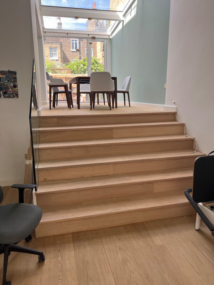Custom Staircase Made From Solid Oak