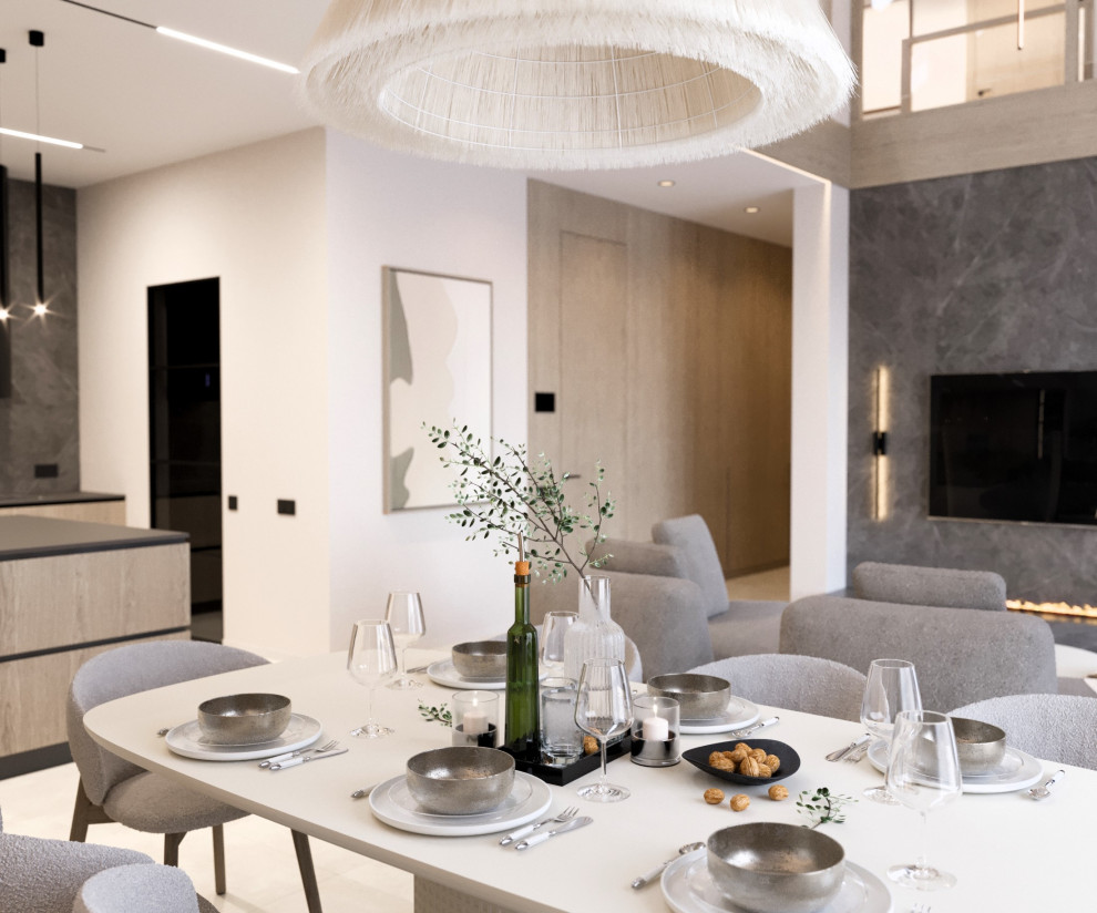 Проект загородного дома, современный стиль