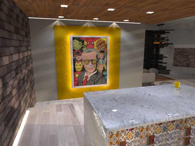 Офис художников "MARVEL"