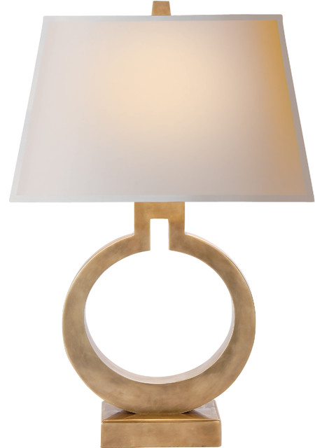 Large Ring Form Table Lamp Transitional Lamps By Circa Large Ring Form Table Lamp