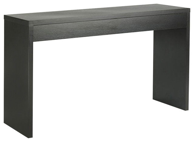 Contemporary Living Room Console Wall Sofa Table In Espresso Contemporary Living Room Console Wall Sofa Table In Espresso