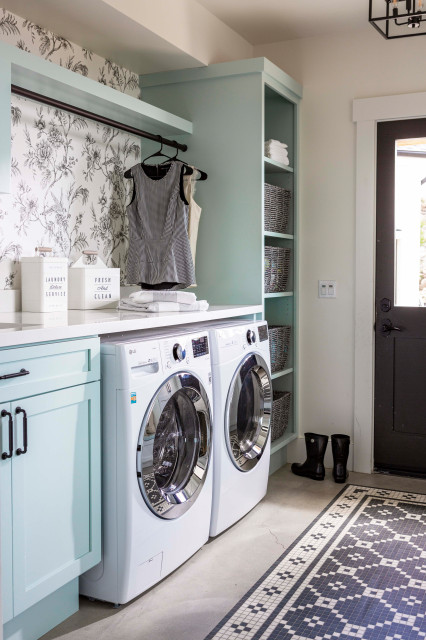 Gorgeous Southern California Redesign - Transitional - Laundry Room ...