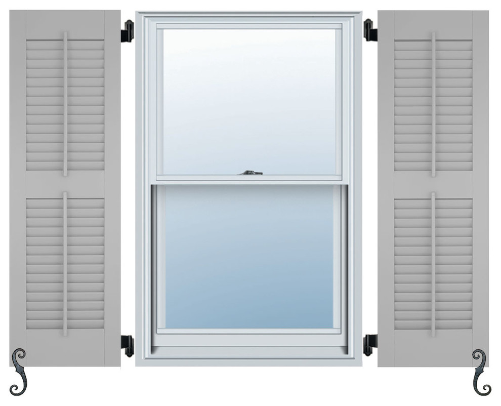 Atlantic Architectural 2Equal Louver, Faux Tilt Rod Louver Shutters