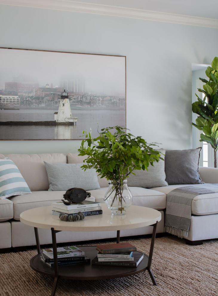 Home design - coastal home design idea in Providence