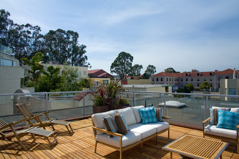 2828 Rooftop Patio Contemporary Deck San Francisco by David