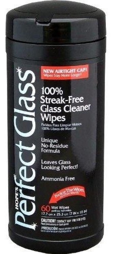 Hope Home Appliance Perfect Mirror Glass-Wipes - 60 Ct - 4 Pack