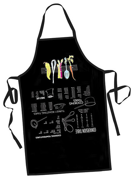 Kitchen Tips and Measurements Apron - Upside Down Text