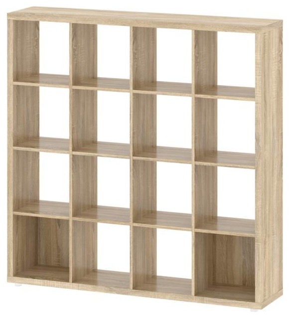 Demi Large 16Shelf Square Bookcase Contemporary Bookcases by Tvilum