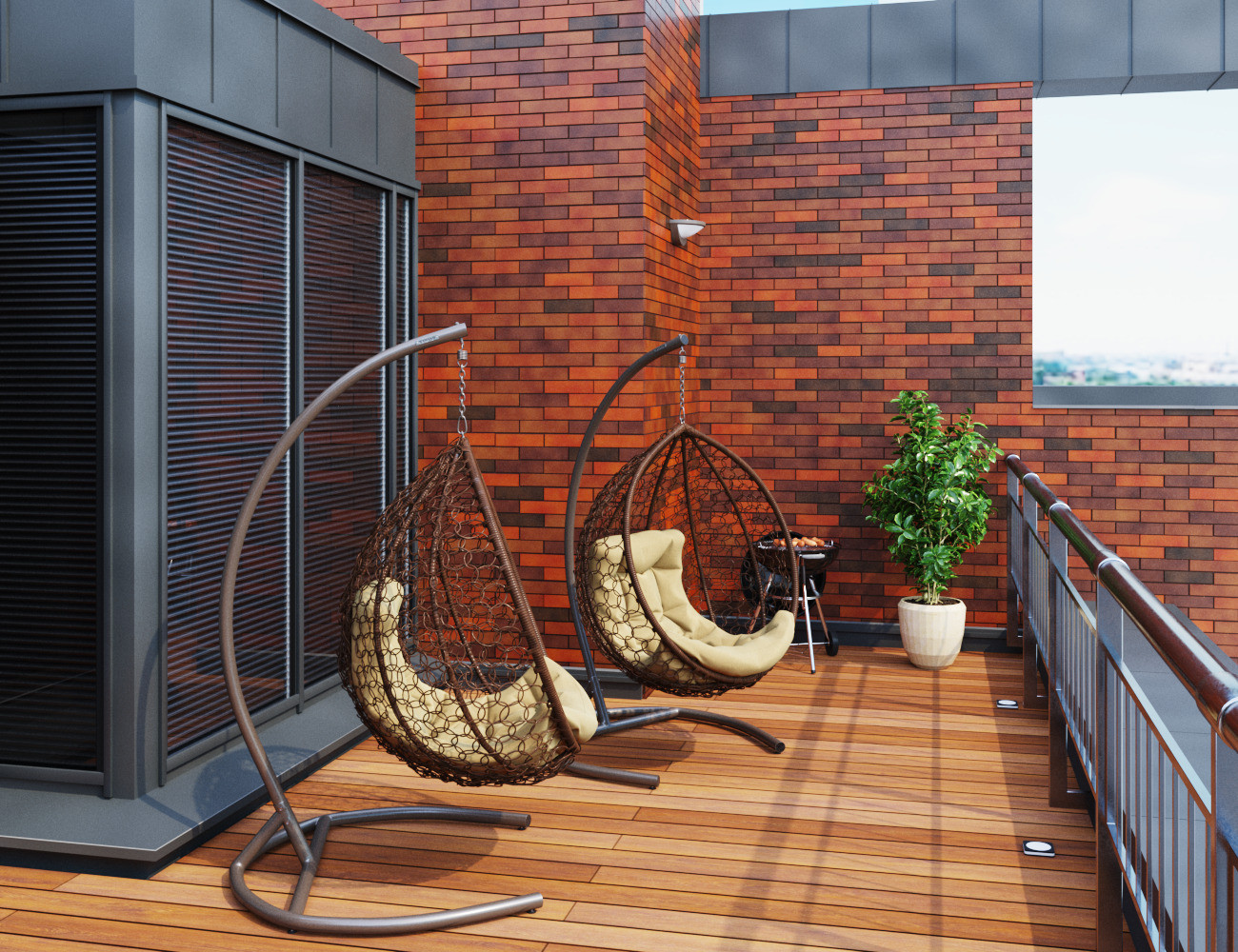 Двухкомнатная квартира с террасой в ЖК Четыре Горизонта