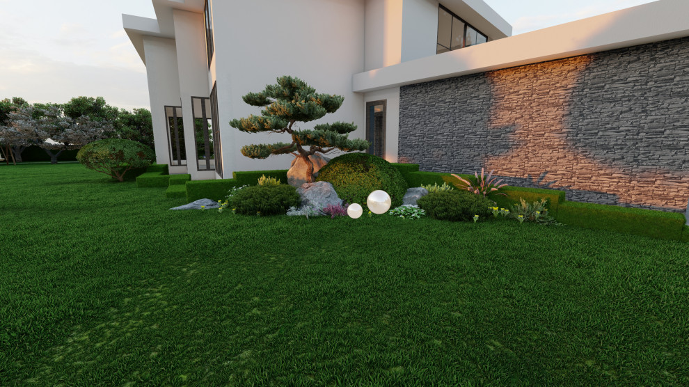 Лаконичный сад. КП Райт Вилладж