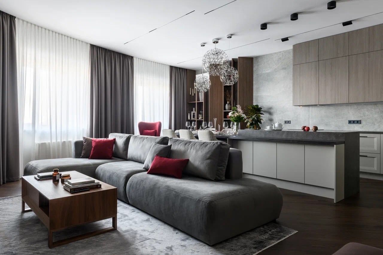 Реализация 3-х комнатной квартиры в стиле "Современная классика"