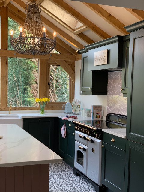 Canalside cottage country-kitchen