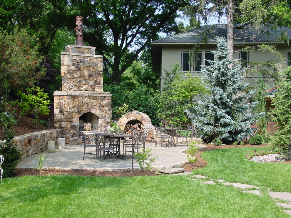 Large transitional patio photo in DC Metro