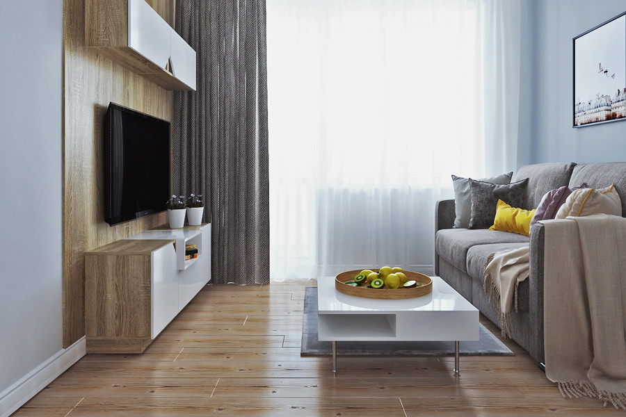 дизайн-проект интерьера квартиры в ЖК "Зеленый угол".