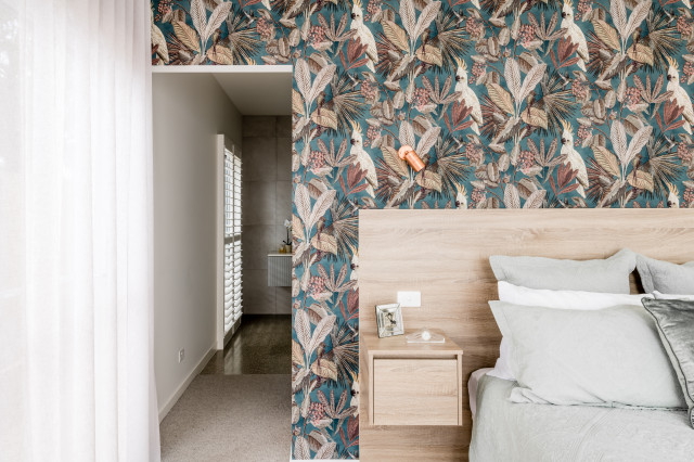 Master Feature Wall coastal-bedroom