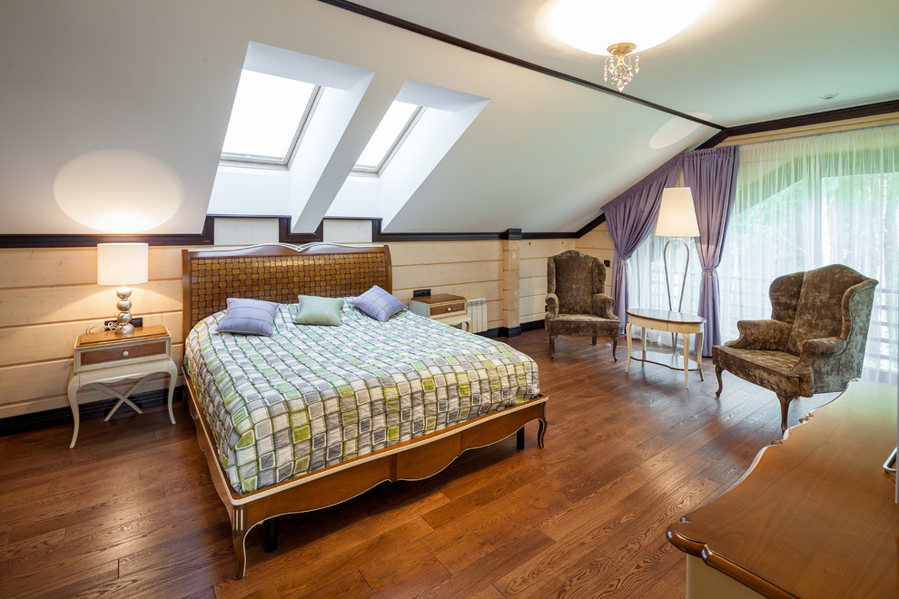 Интерьер трехэтажного загородного дома в Нижегородской области