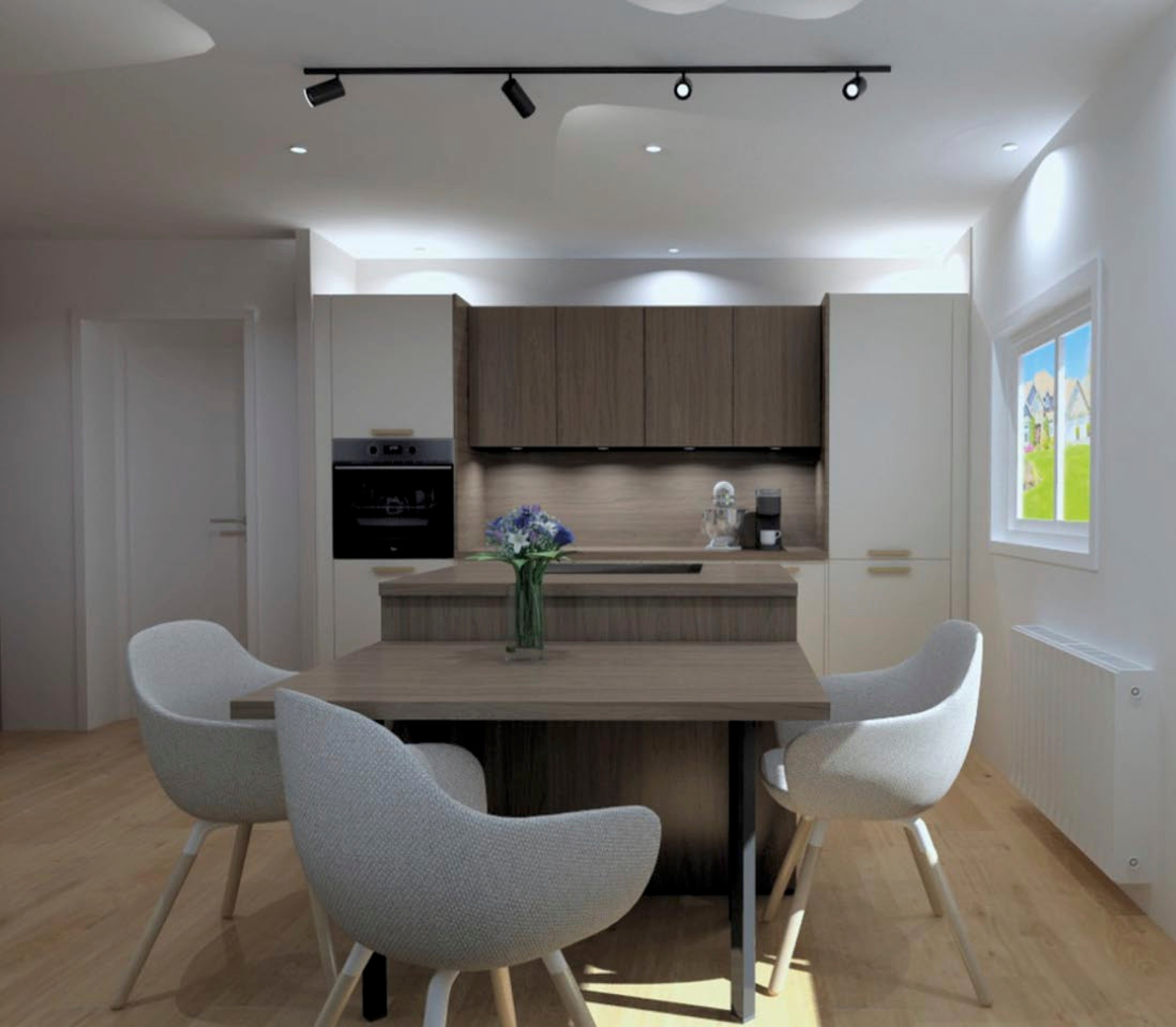 Projet Cuisine en cours de réalisation - Sallanches (74)