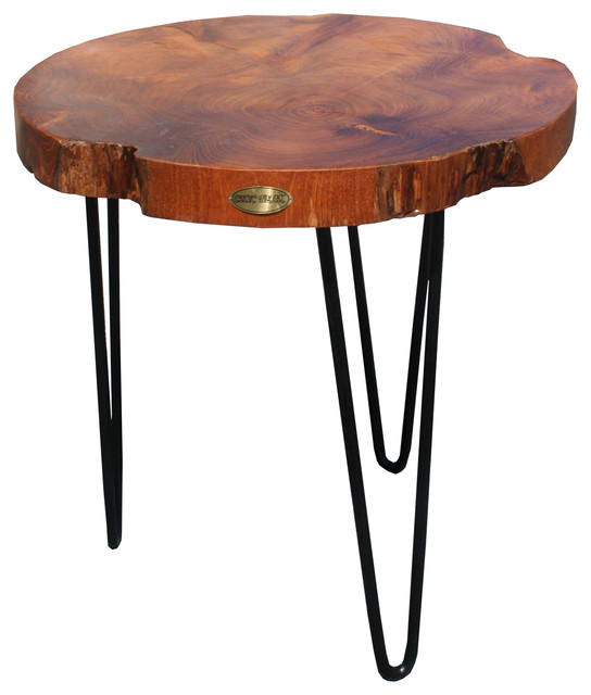Teak Wood Freedom Side Table Rustic Side Tables And End Tables by