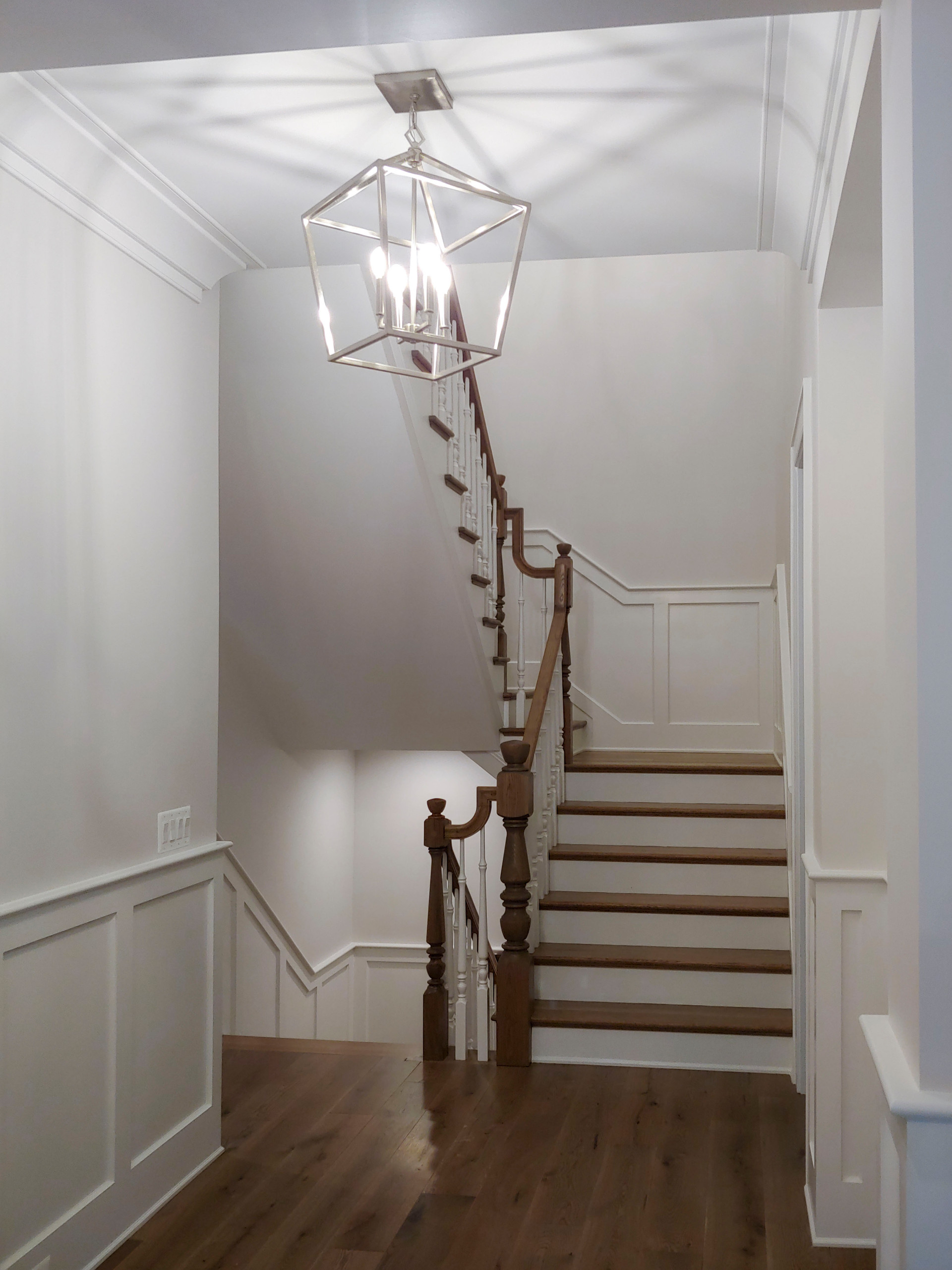 103_Classic Staircase with Stunning Handcrafted Oak Railing System, Aldie VA 201