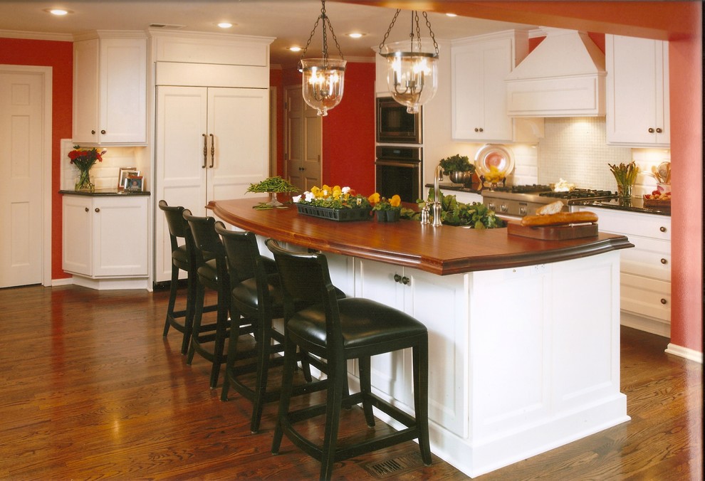 Transitional, White - Traditional - Kitchen - Kansas City - by