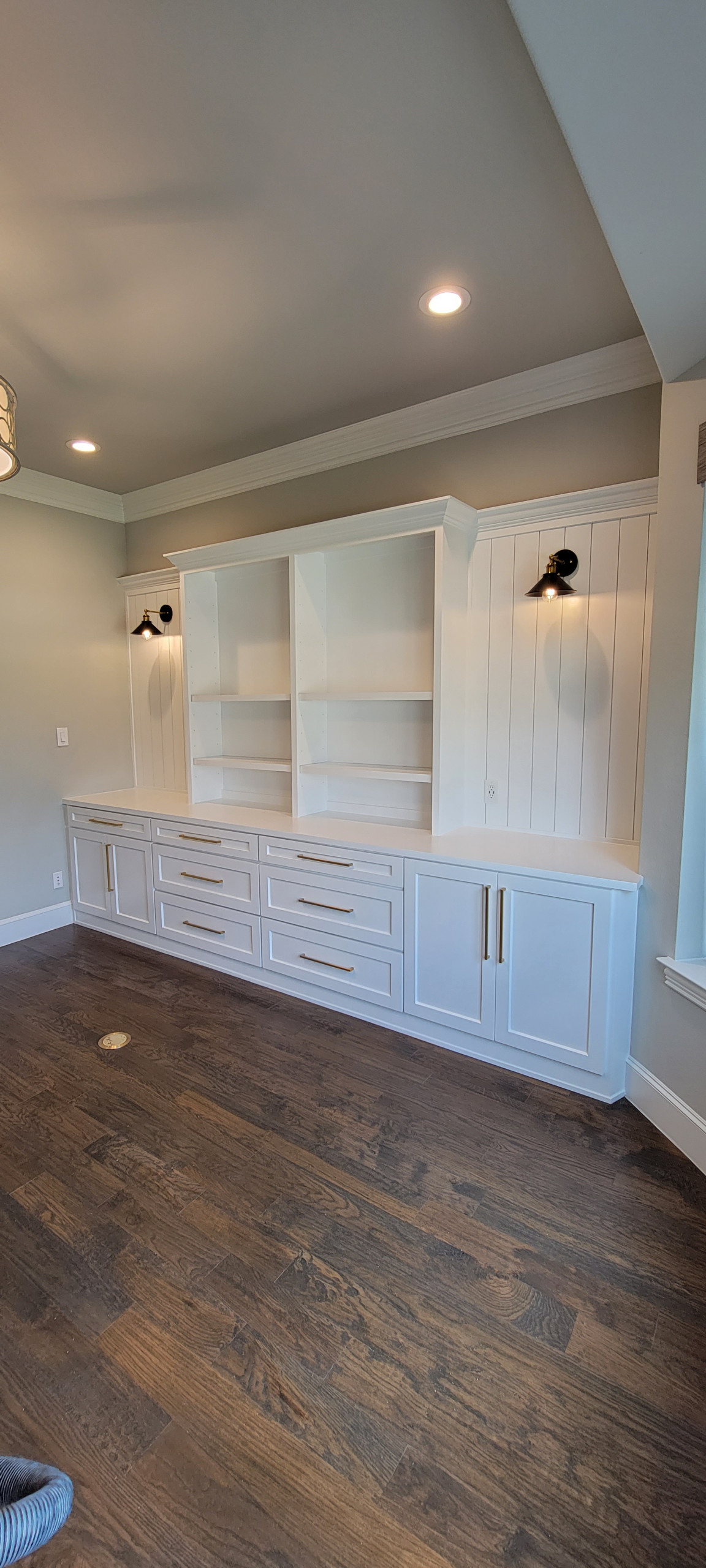 Expansive and Elegant Custom Built-in Cabinetry